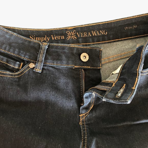 Simply Vera Vera Wang Blue Capris Size 6P - Picture 5 of 8